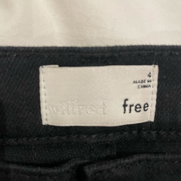 Black Jean Skirt - Picture 3 of 3